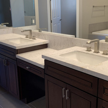 Master Bathroom with Dual Vanities