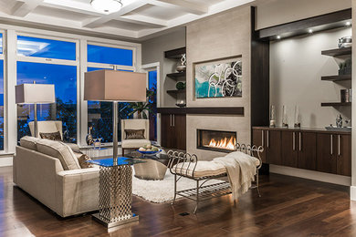 Inspiration for a living room remodel in Vancouver
