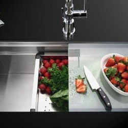 Houzer Novus Series 30" x 16" Undermount Single Bowl NVS-5200 - Kitchen Sinks