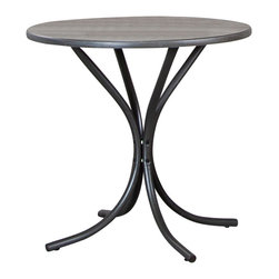 Sunset Trading - Steel Gray Dining Table - Dining Tables