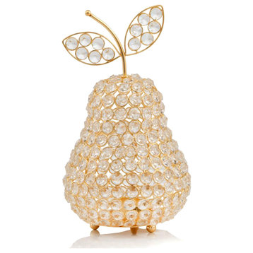Manzana Medium Cristal Gold Pear