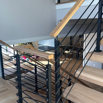 Project #147 | Modern Staircase with Seattle Style Stringer