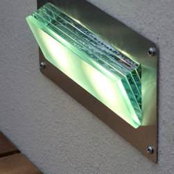 Brik Flush LED Step Light - Outdoor Wall Lights