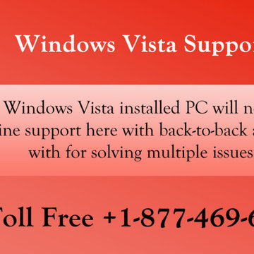 Windows Vista Technical Support Phone Number 8774696400