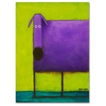 Daniel Patrick Kessler 'Purple Dog I' Canvas Art, 32x24