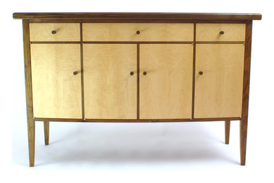 Maple and walnut Sideboard