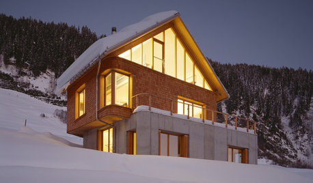 Casas Houzz: Un chalé espectacular con vistas a los Alpes