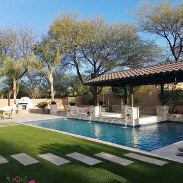 Pool/Spa Backyard Peoria AZ