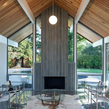 Living room with fire place - Halderman/Brooks Eichler