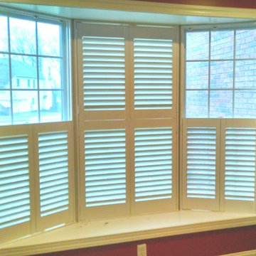 Bay Window Shutter Installation