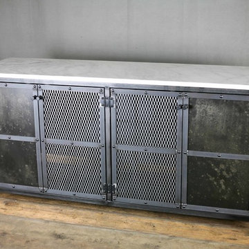 Industrial Vanity Base, Vintage Vanity, Rustic Vanity, Marble Vanity Base