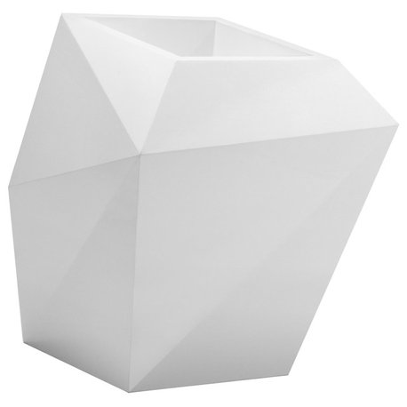 Faz Planter 25"x21.75"x27.5", White