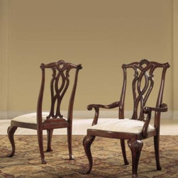 American Drew 792-654 Pierced Back Side Chair Cherry Grove - Dining Chairs