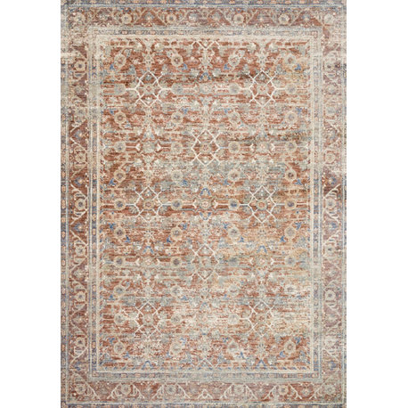 Loloi Revere Rev-07 Rug, Terracotta/Multi, 11'6"x15'6"
