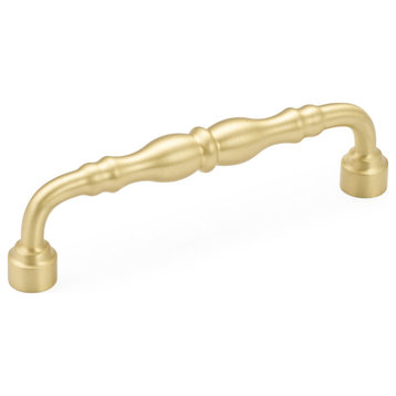 Schaub and Company 748 Colonial 6" Center to Center Traditional - Satin Brass