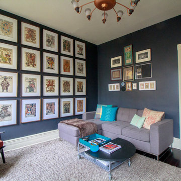 My Houzz: Vibrant Victorian Row House With Midcentury Style