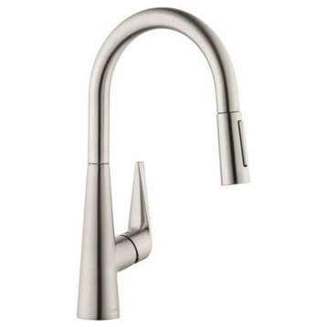 Hansgrohe 72813 Talis S 1.75 GPM Pull-Down Spray Kitchen Faucet - Steel Optik