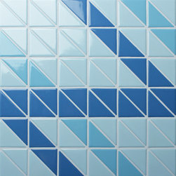 Artistic Pool Tile: Santorini Ribbon TR-SA-R - Mosaic Tile
