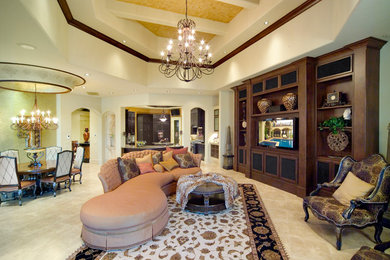 Inspiration for a modern living room remodel in Oklahoma City