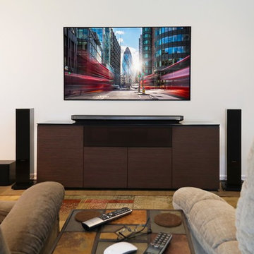 Space-Saving TV & Premium Audio Upgrade