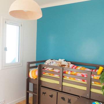 Conseil couleur et matériaux - Maison familiale de 3 étages à Saint-Ouen