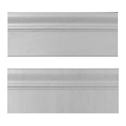 Bianco Dolomiti Marble Italian White Dolomite 3/4" Baseboard Molding Polished - Home Accessories & Decor
