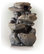 Alpine Tiered Rock Tabletop Fountain With LED Lights, 11" Tall