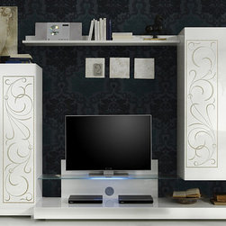 Padua Wall Unit Composition 1 by LC Mobili Italy - $1,125.00 - Entertainment Centers And Tv Stands