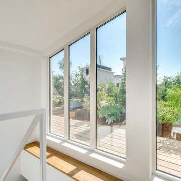 Vue du rooftop depuis l'intérieur