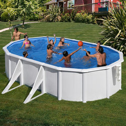 Piscina de Acero Gre Azores Ovalada 500x350x132cm - Above Ground Swimming Pools