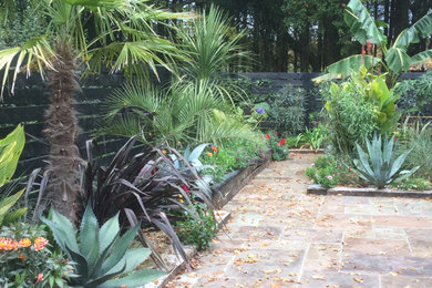 デヴォンにあるコンテンポラリースタイルのおしゃれな庭の写真