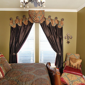 Animal Print & Chocolate Guest Room