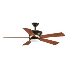 Harranvale Collection 54" 5 Blade Fan With LED Light, Antique Bronze
