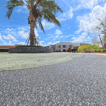 Middleton Flower Plaza | Exposed Aggregate