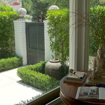 Transforming an open entry exterior to your home into a enclosed private area.