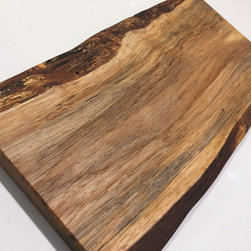 Spalted Pecan Live Edge Serving Boards - Serving Trays