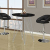 Monarch Specialties 3-Piece 36 Inch Round Bar Table Set with Swivel Barstools