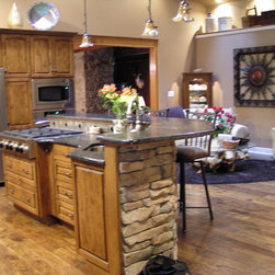 Custom Kitchen with Stone Isla&hellip; - Products
