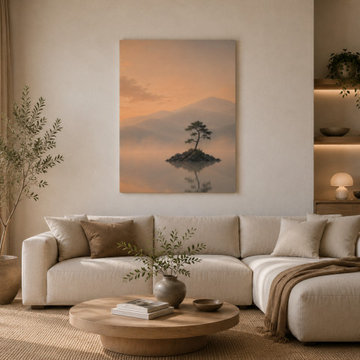 Still Waters - Minimalist Landscape Wall Art