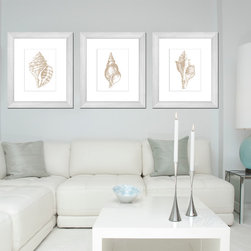 Taupe Shells in situ - Artwork