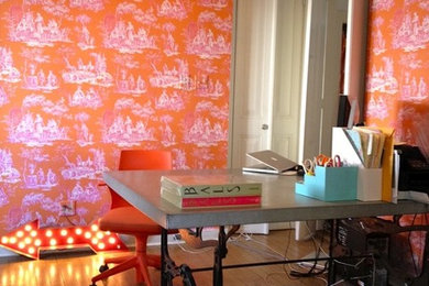 Eclectic home office photo in New Orleans