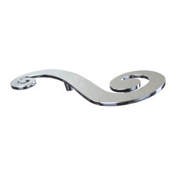 SOL MUSIC NOTE HANDLE. Right. Polished chrome - Cabinet And Drawer Handle Pulls
