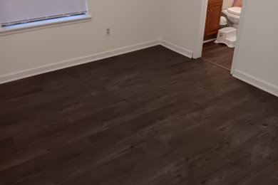LVP flooring installation w/ Transition