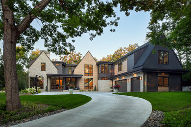 Modern exterior home idea in Minneapolis