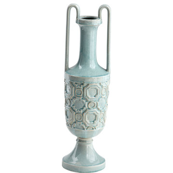 August Sky Vase, Teal, Small