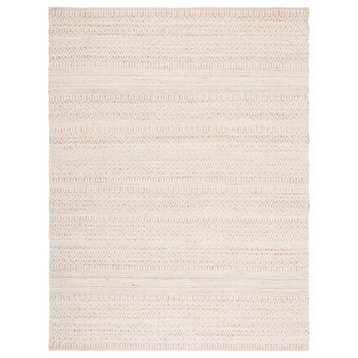 Safavieh Vintage Leather Collection NF829A Rug, Natural/Ivory, 9' X 12'