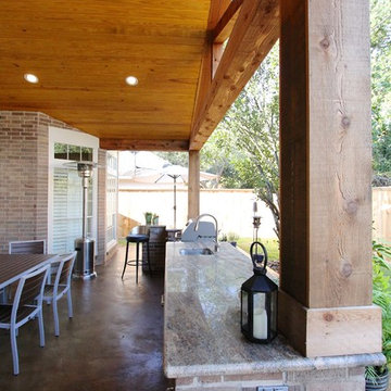 Covered Summer Kitchen