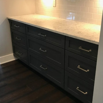 Custom Amish Cabinetry and Waypoint Cabinetry- Extra White and Peppercorn Grey