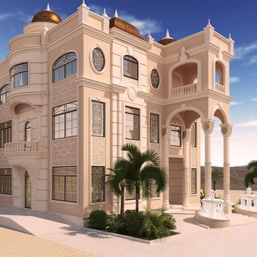 Luxury Arabic Villa Exterior from Antonovich Design