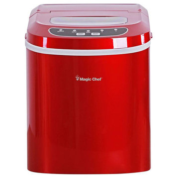 27-Lb. Portable Countertop Ice Maker, Red